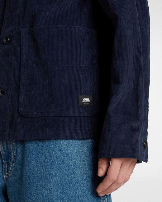 Vans Blue Drill Chore Corduroy Jacket for men