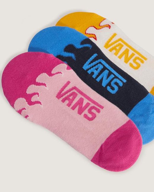 Vans Fuego Canoodle Socken 3Er-Pack, Herren, Größe: L (48-51​ in Pink für Herren