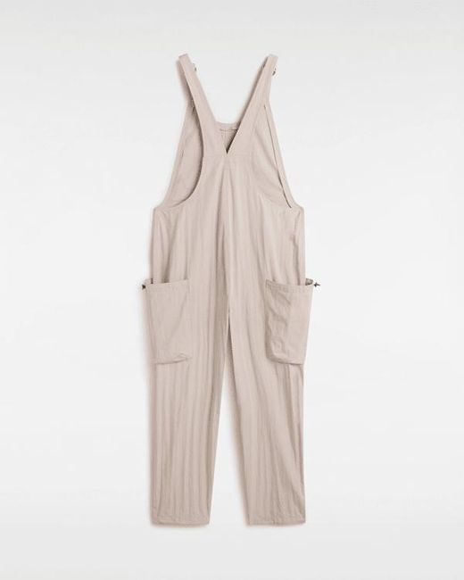 Vans White Mte Open Space Jumpsuit, Frau, Größe