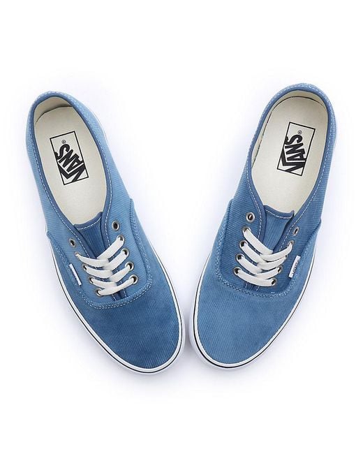 Vans Authentic Corduroy Shoes in Blue Lyst UK