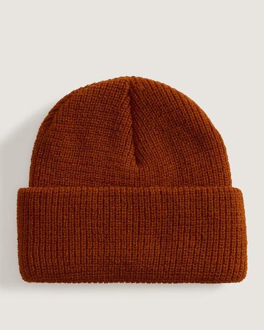 Vans Brown Original Shallow Cuff Beanie for men