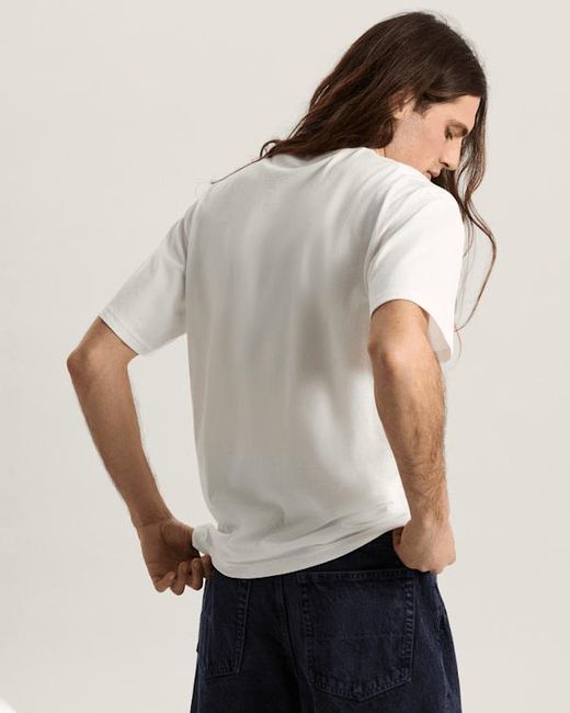 Vans White Feel So Alive T-Shirt for men