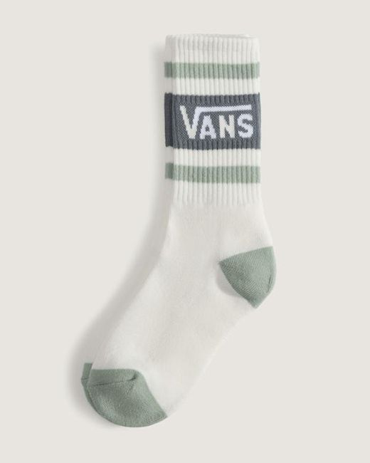 Vans Drop V Crew Kindersokken (1 Paar) Grootte: Xs (31-34​ in het White