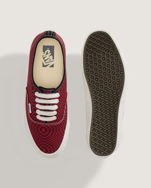 Vans Red Premium Authentic Shoes for men