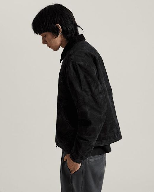 Vans Blue Nico Chore Canvas Jacket for men