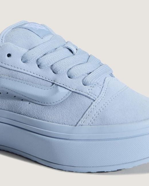 Vans Blue Knu Skool Platform Lite Shoes for men