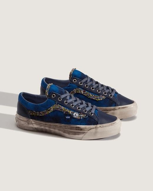 Vans Blue Premium Old Skool 36 Shoes for men
