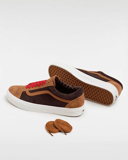 Vans Old Skool Wildlederschuhe, Herren, Größe in Brown für Herren