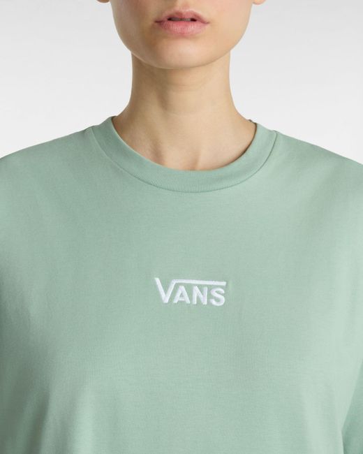 Vans Green Center Vee T-shirt-kleid