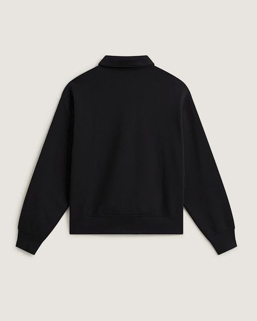 Vans Black Polo Fleece Pullover for men
