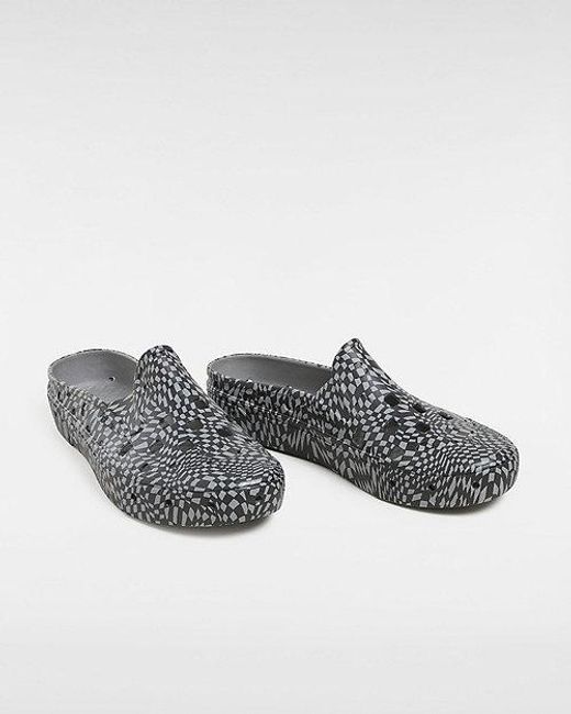 Vans Gray Slip-on Mule Trk Surf Essentials Shoes