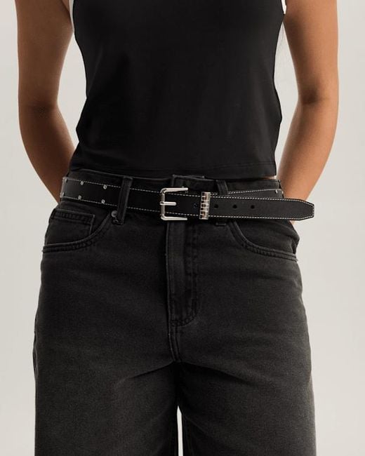 Vans Black Premium Rhinestone Belt for men
