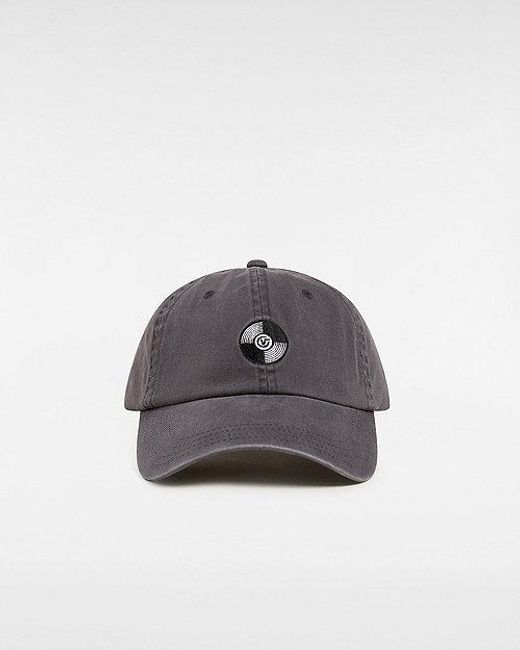 Vans Gray Vinyl Touch Curved Bill Hat (Charcoal)