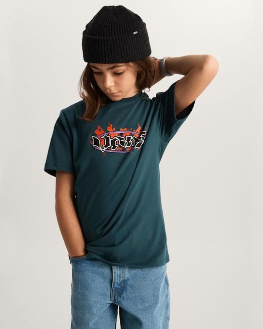 Vans Blue Kids Night Spark T-Shirt (8-14 Years)
