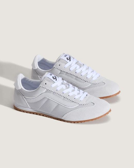 Vans White Super Lowpro Shoes for men