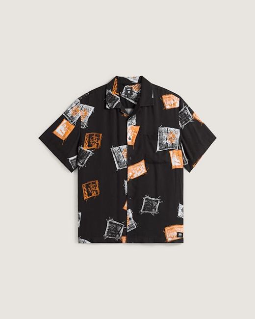 Vans Black Dillon Woven Shirt for men