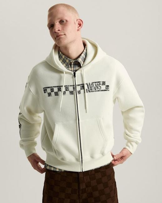 Vans Natural Racing Full Zip Hoodie for men