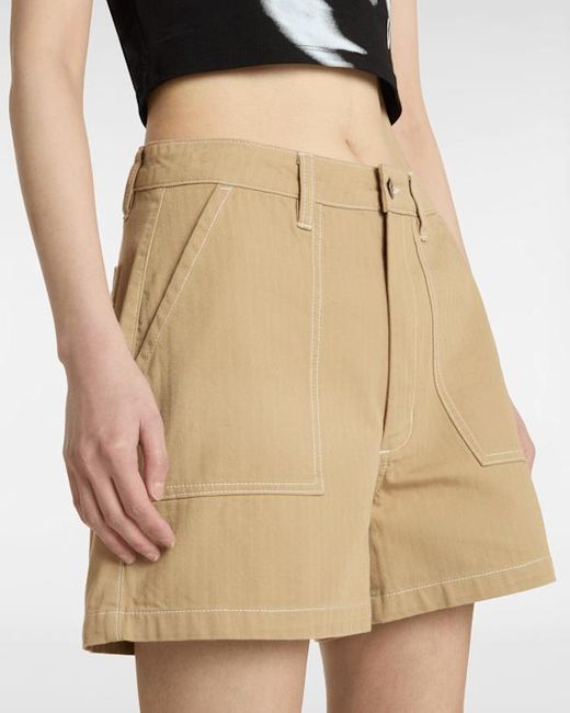Pantalones Cortos Union, Mujer, Talla Vans de color Natural