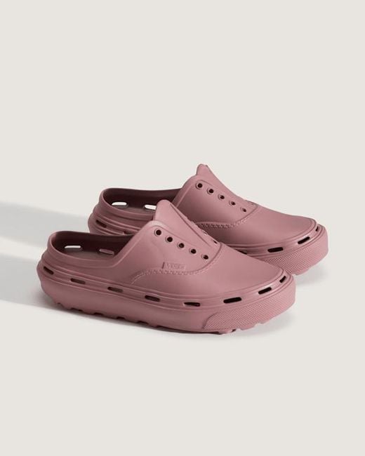 Vans Pink Authentic Foam Mule Shoes for men