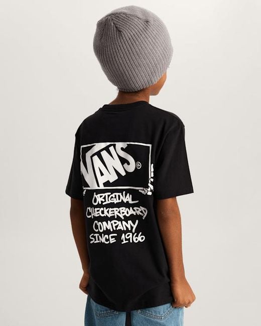Vans Black Kids Framework T-Shirt (8-14 Years)
