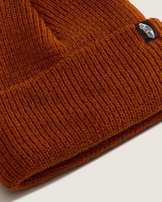 Vans Brown Original Shallow Cuff Beanie for men