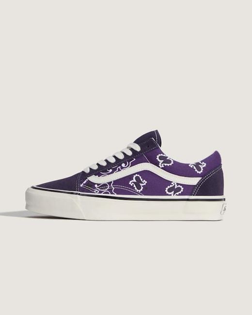 Vans Blue Premium Old Skool Shoes for men