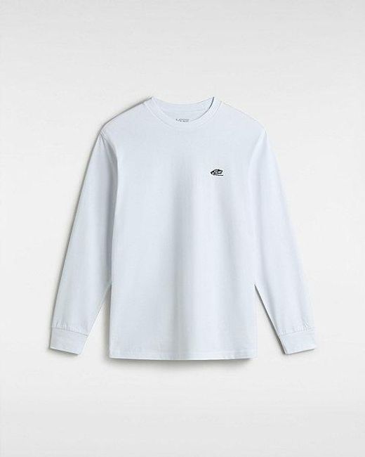 Vans White Skate Classics Long Sleeve T-shirt for men