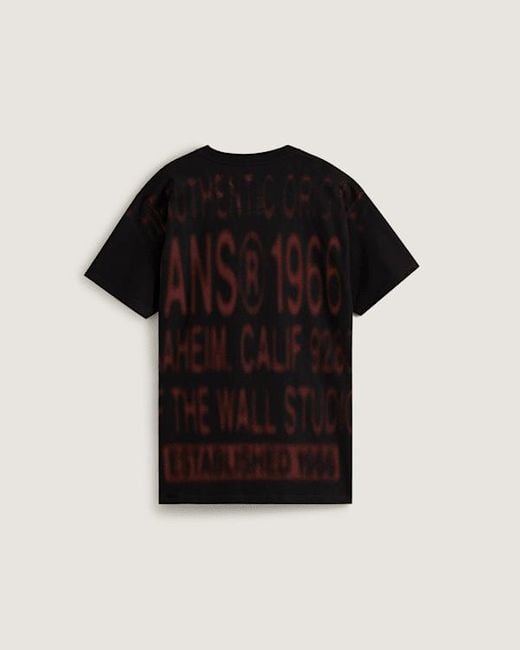 Vans Oversized 1966 T-Shirt, Herren, Größe in Black für Herren