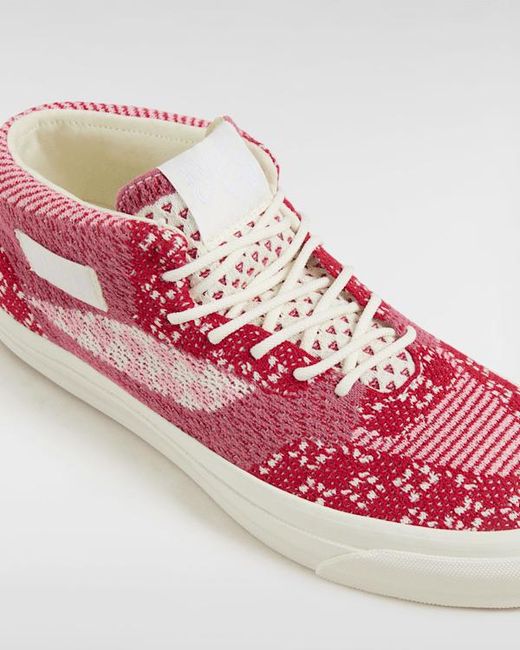 Vans Pink Premium Half Cab Shoes for men