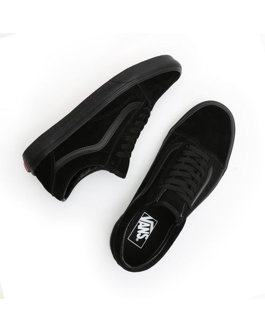 Chaussures En Daim Old Skool Vans en coloris Noir - Lyst