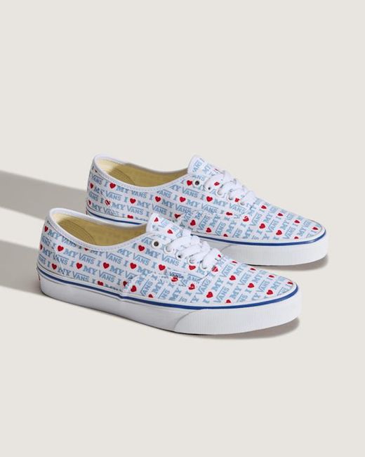 Vans Blue I Love My Authentic Shoes for men
