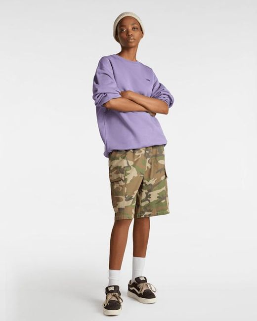 Vans Purple Left Chest Ii Logo Sweatshirt