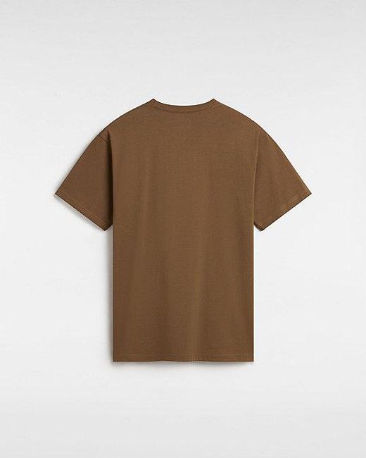 Vans Brown Classic Easy Box T-shirt for men