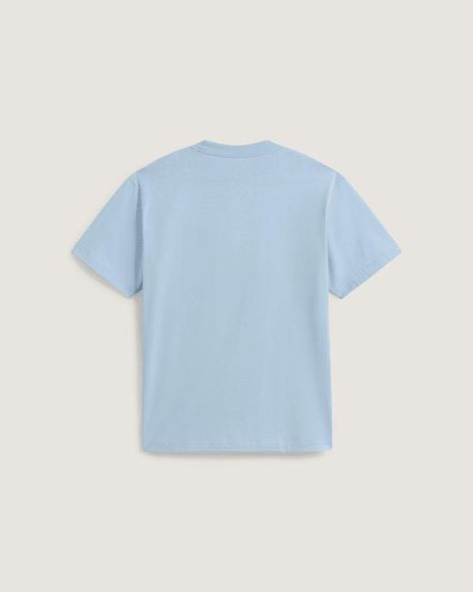 Vans Blue Left Chest Logo T-Shirt for men