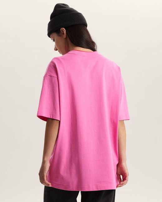 Vans Pink Left Chest Ii Loose T-Shirt for men