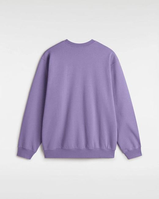 Felpa Left Chest Logo, Uomo, Taglia di Vans in Purple