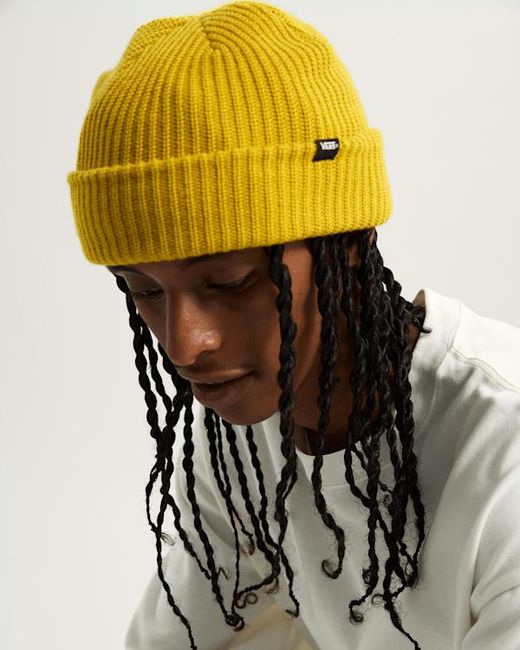 Vans Core Basic Beanie Mit Umschlag, Herren, Größe in Yellow für Herren
