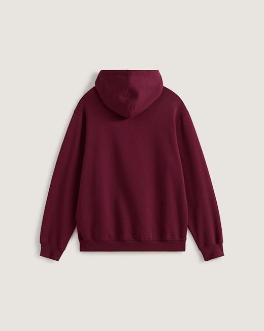 Vans Red Left Chest Ii Logo Pullover Hoodie for men