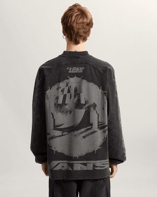 Vans Act Of Disagreement Hazard Langarm-T-Shirt, Herren, Größe in Black für Herren