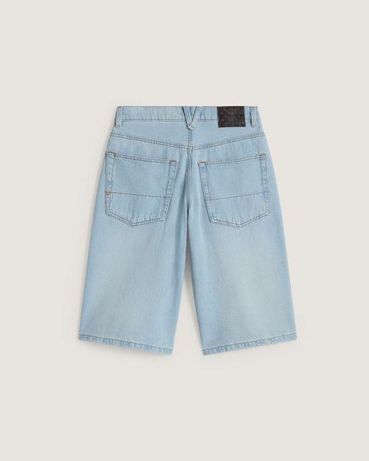 Vans Blue Cinched Check-5 Baggy Shorts