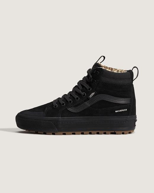Vans Black Sk8-Hi Waterproof Insulated Shoes for men