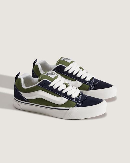 Vans White Knu Skool Shoes for men