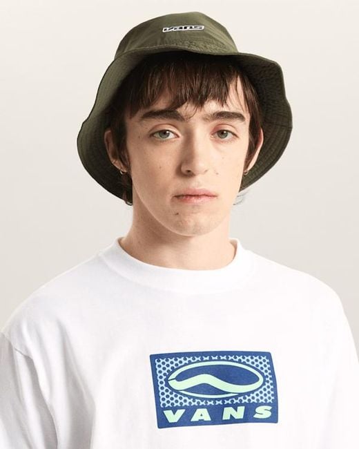Vans Green Dropped V Bucket Hat for men