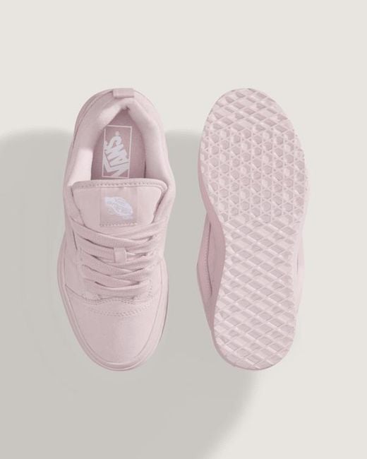 Vans Pink Knu Skool Platform Lite Shoes for men