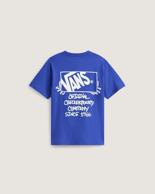 Vans Blue Kids Framework T-Shirt (8-14 Years)