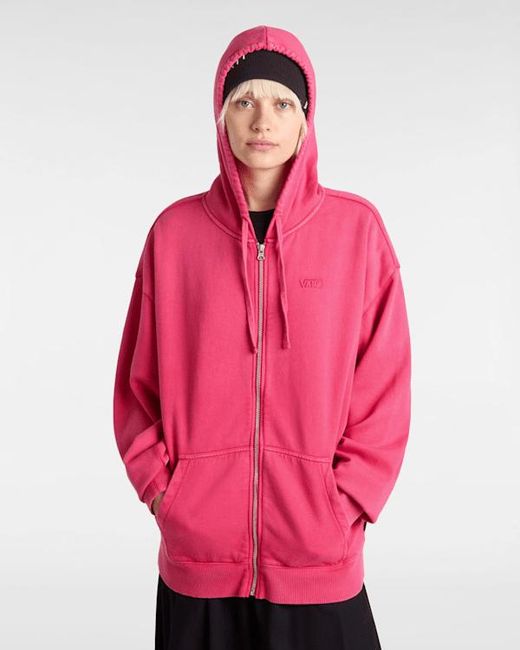 Vans Pink Everyday Zip Pullover Hoodie