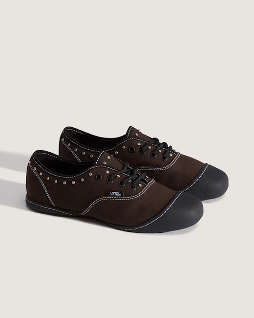 Vans Brown Premium Authentic Prima Shoes for men