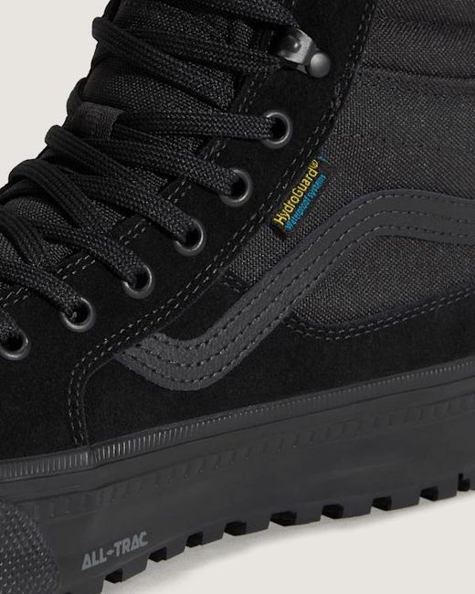 Vans Black Sk8-Hi Waterproof Insulated Shoes for men