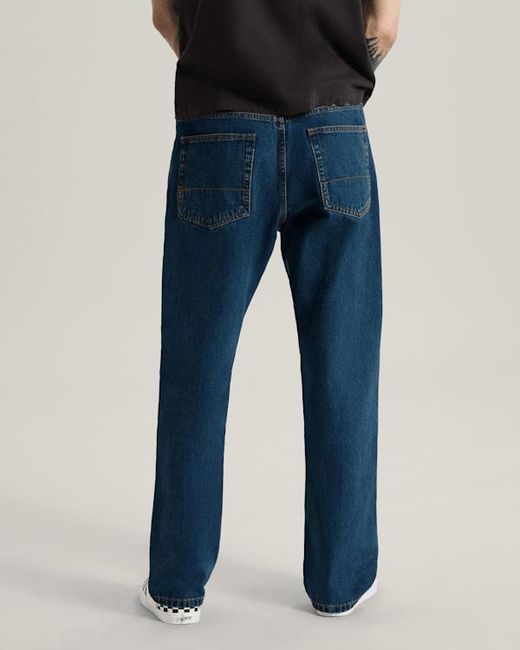 Vans Blue Check-5 Straight Denim Pant Vintage for men