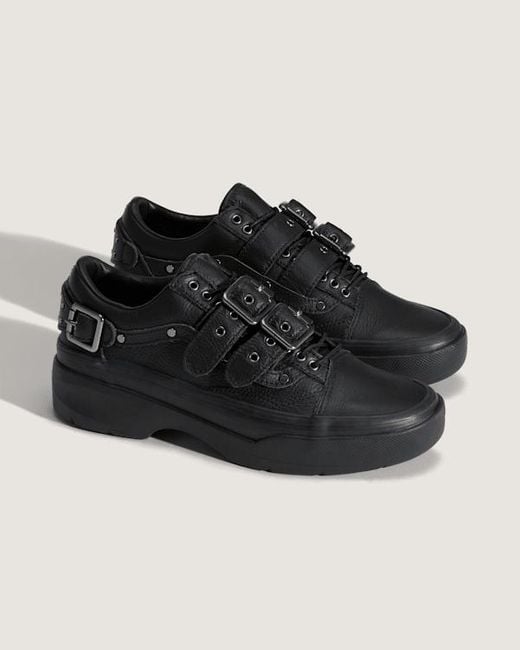 Vans Black Premium Old Skool Efron Shoes for men